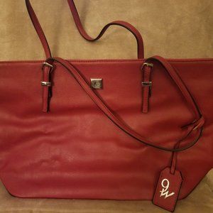 9 WEST RED PURSE